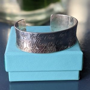 TIFFANY Notes Cuff Bracelet Sterling Silver